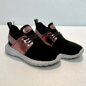 Kids Nautica Girls Metallic Lace-Up Athletic Running Shoe Size Toddler 9